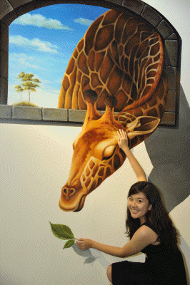 TrickArt2_Giraffe