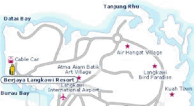 langkawi map